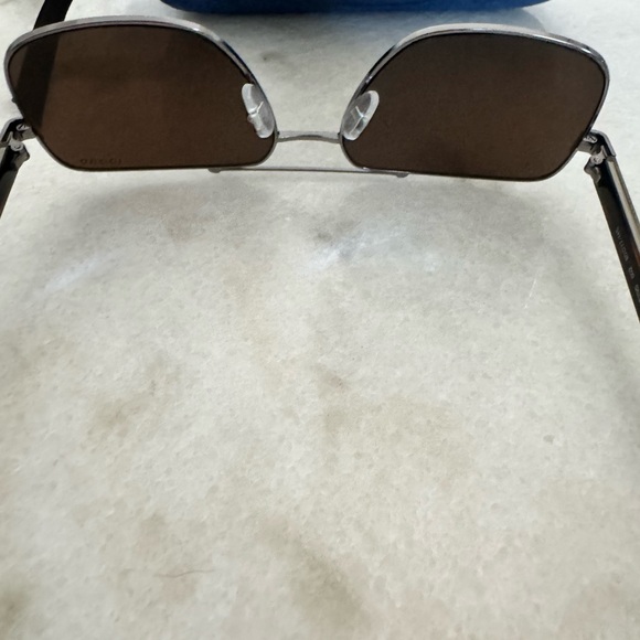 GUCCI Sunglasses Brown/Gunmetal Gray BRAND NEW - Picture 8 of 8